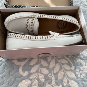 White flats never worn size 10